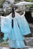 Chinese HanFu Fairytale Green Evening Dresses Birthday Prom Dresses HZ1108