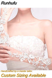 New Lace Bride Wedding Gloves High-end Hand Sewn Diamond Finger Wedding Gloves Wedding Accessories Mariage