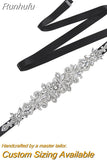 S12 Rhinestones Bridal Belt Bling Crystal Dress Applique Bridesmaids Belts Wedding Party Accessories Dress Decoration