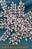 HP438 Shiny Rhinestone Bridal Headpiece Women Headdress Wedding Hair Accessories Jewelry Bride Head Piece for Party