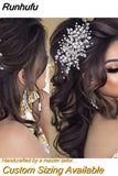 HP42 Pearls Woman Comb Wedding Headwear for Party Bride Hair Accessories Bridal Headpiece Bridesmaids Hair Clip