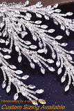 HP498 Crystal Bridal Headpiece with Comb Rhinestone Headwear Wedding Hair Accessories Bride Headdress Hair Jewelry