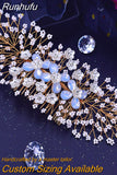 HP434 Bridal Headband Rhinestone Women Headwear Bride Crowns Tiaras Wedding Hair Accessories Pageant Party Headdress