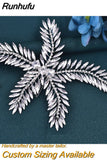 HP263 Bridal Hair Comb Handmade Rhinestone Bride Headpieces Women Hair Pins Party Wedding Hair Accessories Headwear