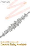 S12 Rhinestones Bridal Belt Bling Crystal Dress Applique Bridesmaids Belts Wedding Party Accessories Dress Decoration