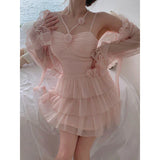 Cute A line Pink Chiffon Summer Short Homecoming Dress Hoco Dress Mini 18th Birthday Outfit Cocktail Dresses HZ1214