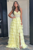A-Line Sweetheart Neck Chiffon Lace Blue Long Prom Dress, Blue Long Graduation Dress HZ1108