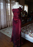 ??90s Retro Chiffon Ruffles Prom Dress ??Charming Evening Dress for Quinceanera&Graduation HZ1108