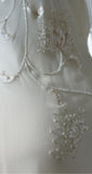 ??Y2K Fairytale White Chiffon Short Prom Dress Vintage Applique Beading Party Dresses HZ1108
