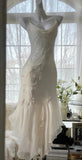 ??Y2K Fairytale White Chiffon Short Prom Dress Vintage Applique Beading Party Dresses HZ1108