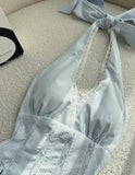 Nice Halter Neck A-Line Prom Dresses Simple Birthday Dress HZ1108