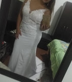 Size Wedding Dresses 2023 V-Neck Appliques Lace Wedding Gown Bridal Dresses vestidos de novia