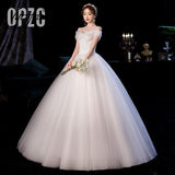 Fashion Classic Simple Korean Sweetheart Wedding dress plus size off the shoulder Bow Vestidos De Noiva 2023 Robe De Mariage