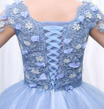 with Crystal Color Yarn Girls Wedding Dress 2023 New Fashion Flowers Female Art Exam Gowns Part Dress Vestidos De Novia
