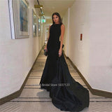 O-Neck Mermaid Wedding Dresses Sleeveless Sweep Train Bridal Gowns Vestidos De Novia