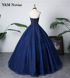 Fashion Wine Red Blue Red Red Halter Quinceanera Dress Sleeveless Ruched Lace Vestidos De 15 Debutante Gown Bohemia Princess