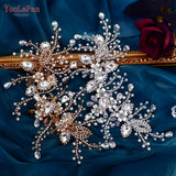 HP434 Bridal Headband Rhinestone Women Headwear Bride Crowns Tiaras Wedding Hair Accessories Pageant Party Headdress