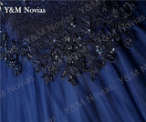 Fashion Wine Red Blue Red Red Halter Quinceanera Dress Sleeveless Ruched Lace Vestidos De 15 Debutante Gown Bohemia Princess
