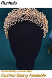 Gorgeous Rhinestone Bridal Tiara Woman Headbands Wedding Hair Accessories Jewelry Handmade Bride Party Headpiece HP386