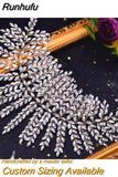 HP240 Shiny Crystal Wedding Headpieces Bridal Floral Hair Accessories Alloy Flower Bridal Headbands Rhinestone Crowns