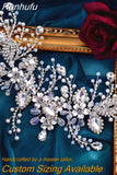 HP434 Bridal Headband Rhinestone Women Headwear Bride Crowns Tiaras Wedding Hair Accessories Pageant Party Headdress