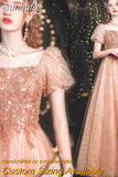 Puff Sleeve Evening Dress Women 2023 New Banquet Dress Formal Dress Party Dress Robe De Soiree