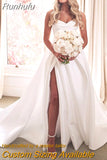 Sweetheart Neckline A-Line Wedding Dresses Sleeveless Princess Bridal Gowns Vestido De Novia