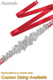 S12 Rhinestones Bridal Belt Bling Crystal Dress Applique Bridesmaids Belts Wedding Party Accessories Dress Decoration