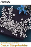 HP263 Bridal Hair Comb Handmade Rhinestone Bride Headpieces Women Hair Pins Party Wedding Hair Accessories Headwear