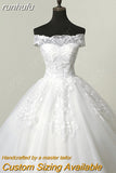 Vedio Luxury Lace Applique Plus Size Wedding Dress Embroidery 2023 New Long Train Sweetheart Bride Gown Vestidos De Noiva